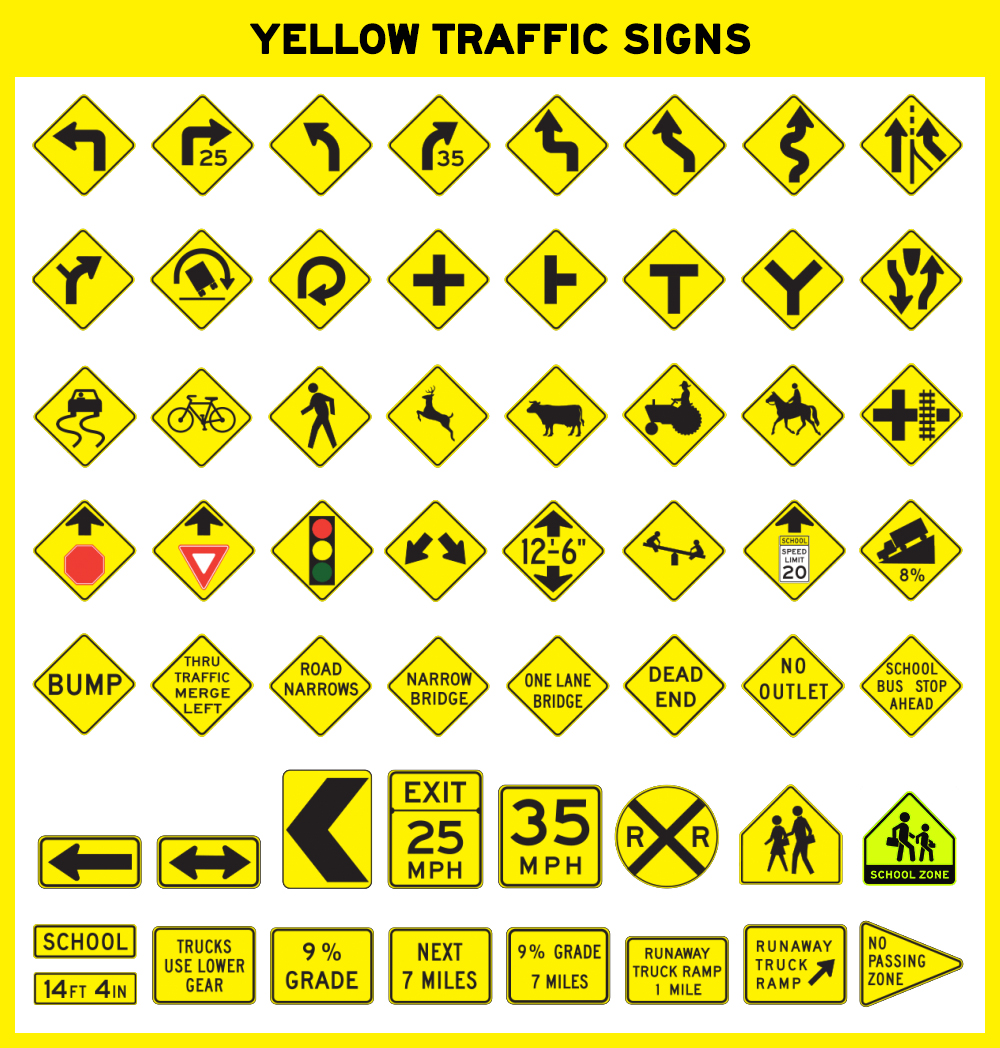 The Meaning Of Traffic Signs Color – RK Traffic: Making Roads Safer ...